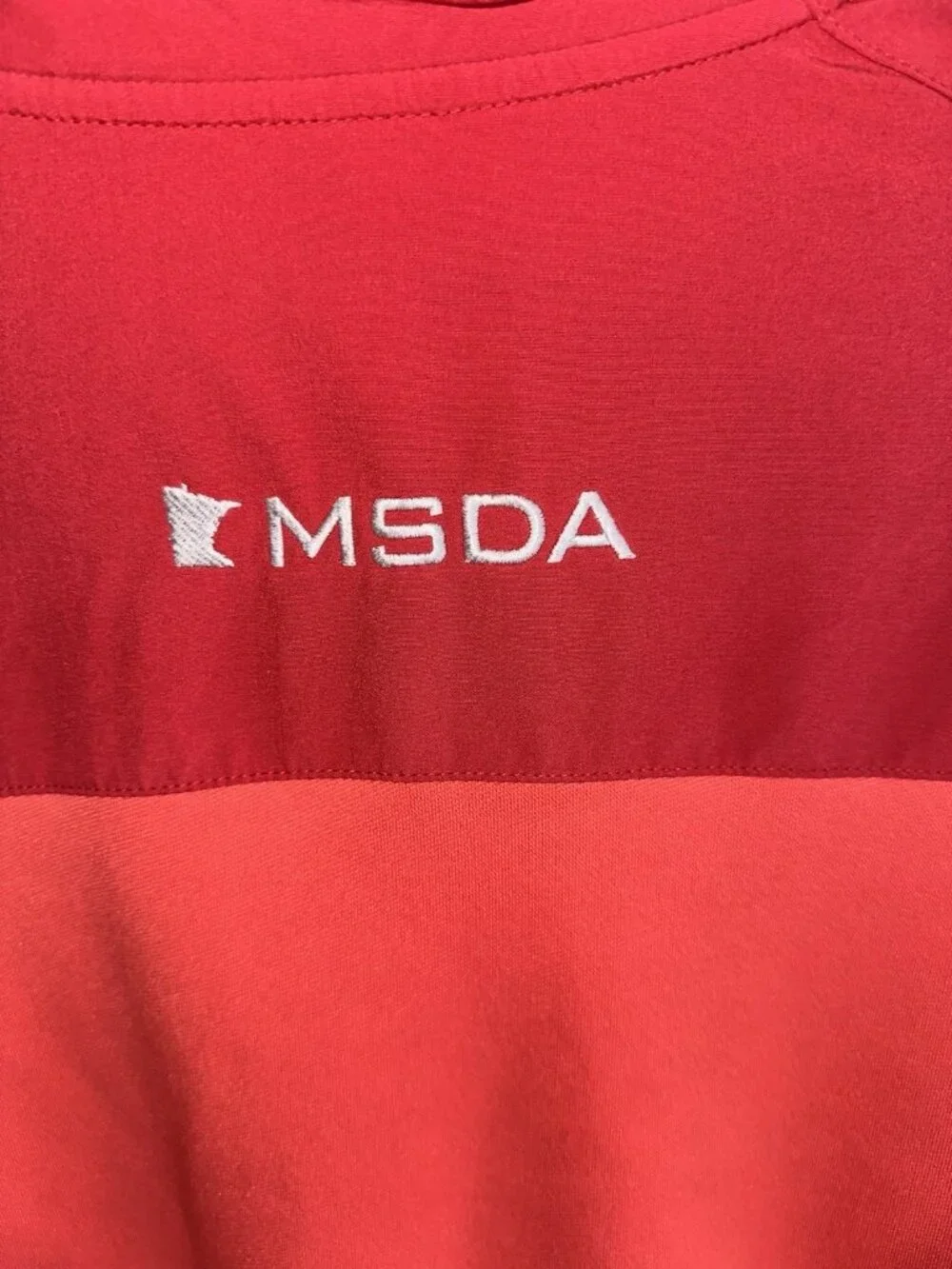 Nike Golf Dri Fit Tour Performance 1/4 Zip Pullover Sz XXL Red Athleisure